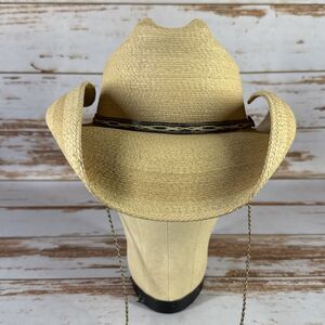 Vintage Clean Atwood Hat Company Long Oval Cowboy Hat Size 6 3/4